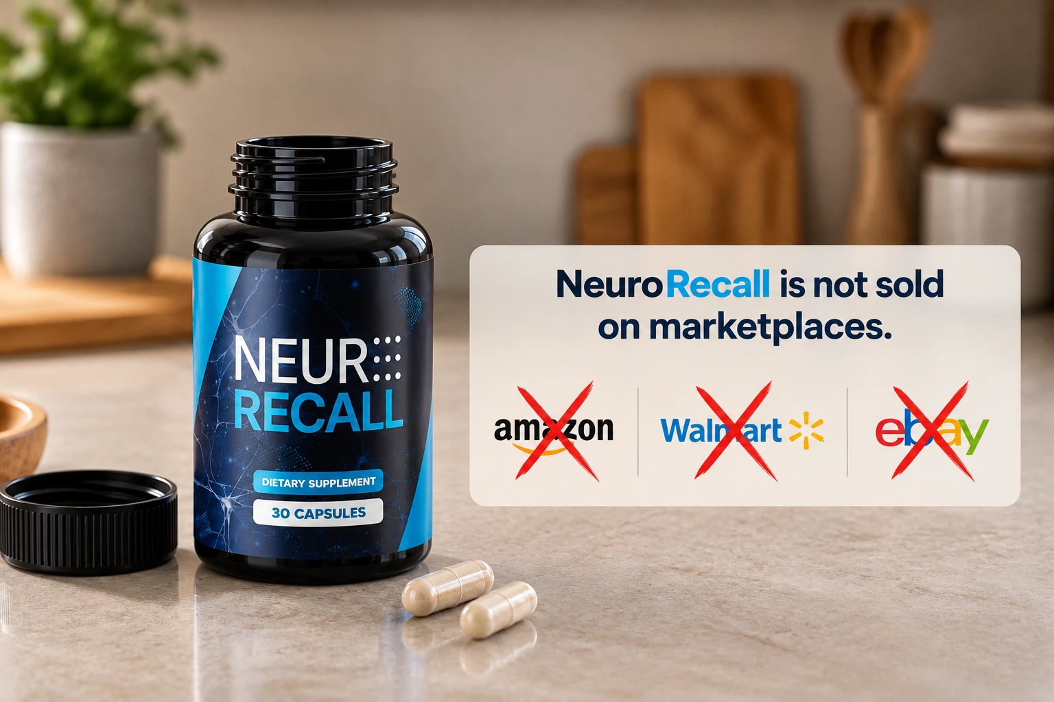 NeuroRecall scam alert — avoid third party sellers
